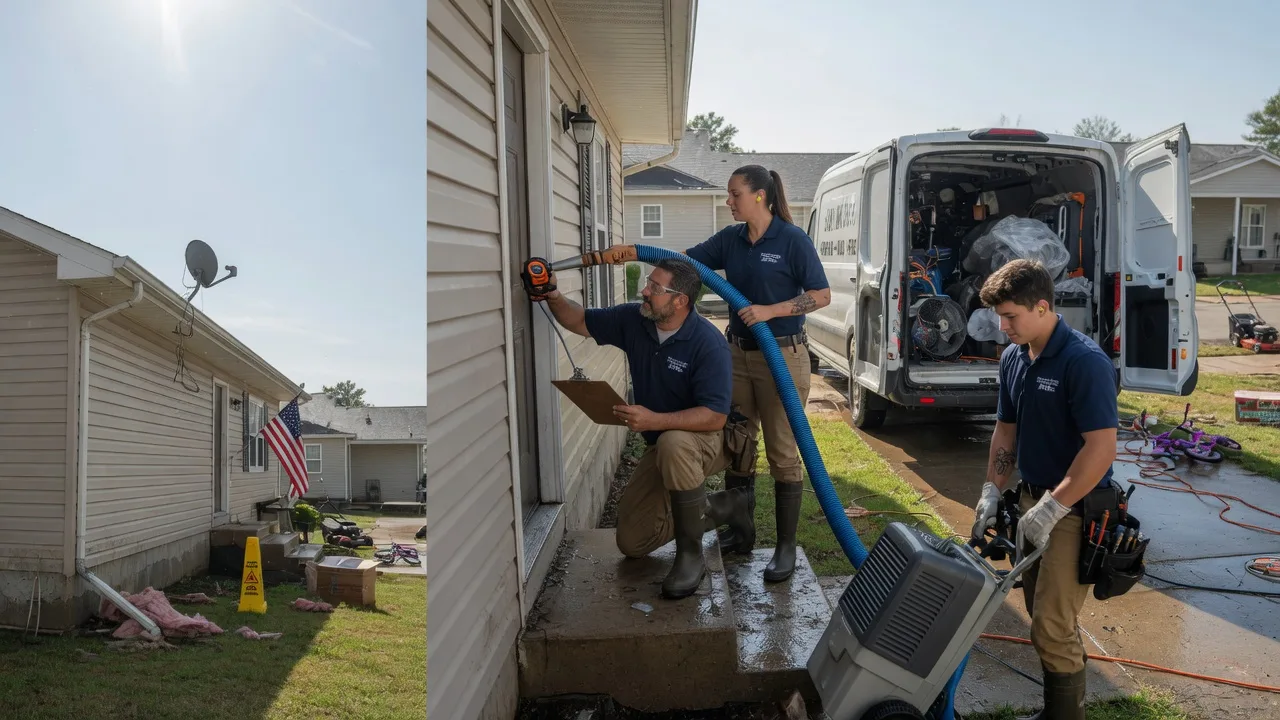 Ceiling Water Damage Restoration in Lake Nebagamon, WI near me